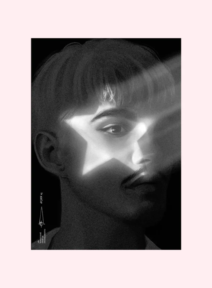 MRX Pôster Jão Uma noite de Supernova Miniatura - MΞRCH