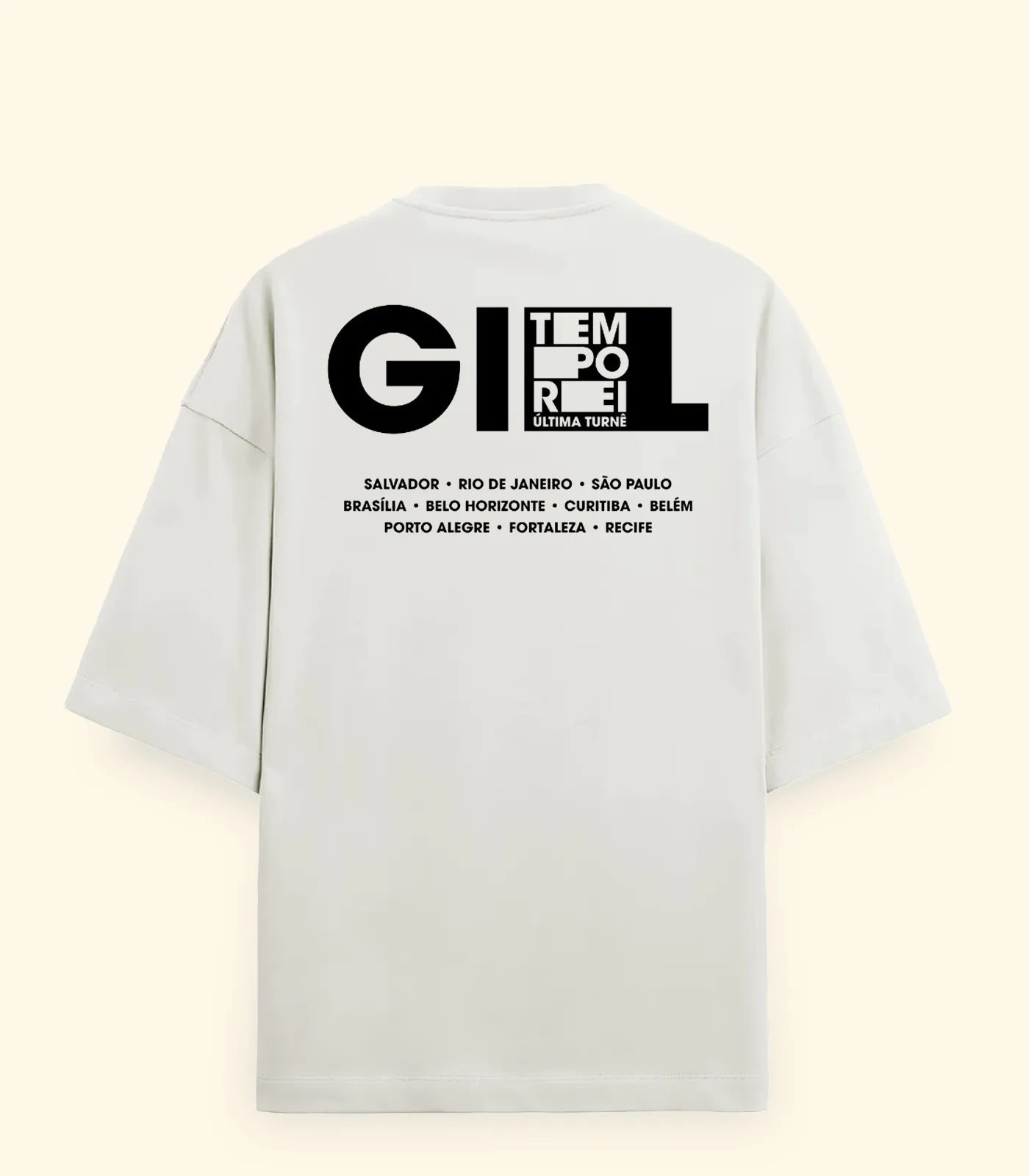 MRX Camiseta Oversized Gil ❁ Tempo Rei Costas - MΞRCH