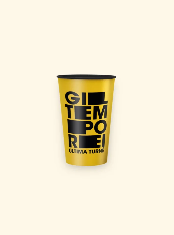 MRX Copo Gil ❁ Tempo Rei Amarelo Frente - MΞRCH