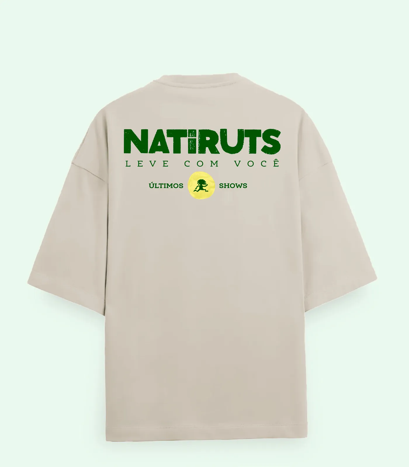 MRX Camiseta Oversized Natiruts Leve com você Costas - MΞRCH