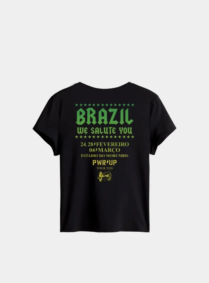 MERCH Baby Look AC:DC For Those About to Rock We Salute You Costas - MΞRCH