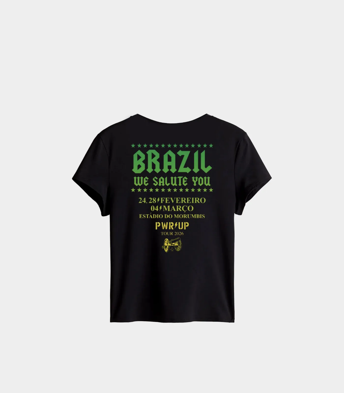 MERCH Baby Look AC:DC For Those About to Rock We Salute You Costas - MΞRCH