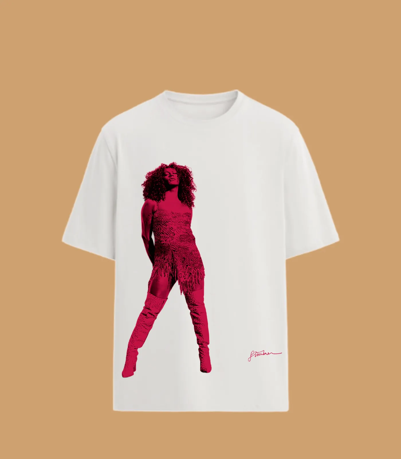MRX Camiseta Popstar Liniker Frente - MΞRCH